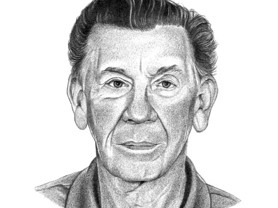 sketch of Rick Finlay