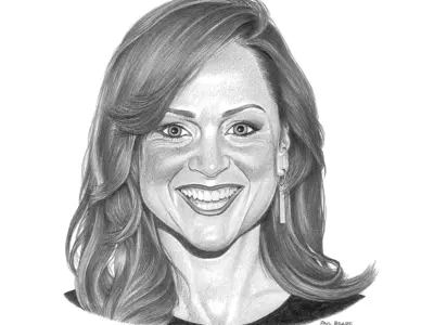 sketch of Kate Beirness