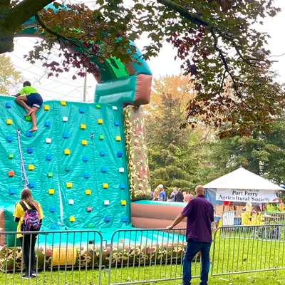 Picture of a blow up climber 